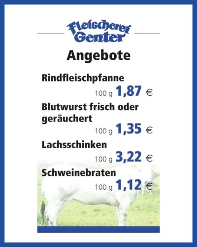 Genter Angebot der Woche KW 06-2026