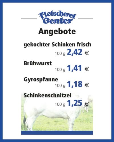 Genter Angebot der Woche KW 16-2026