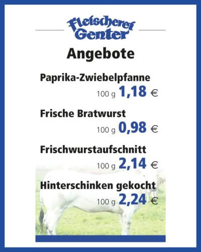 Genter Angebot der Woche KW 34-2026