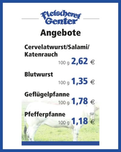 Genter Angebot der Woche KW 44-2026